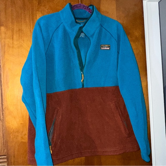 LL Bean Men’s 1/2 zip fleece pullover size xl - Picture 1 of 5